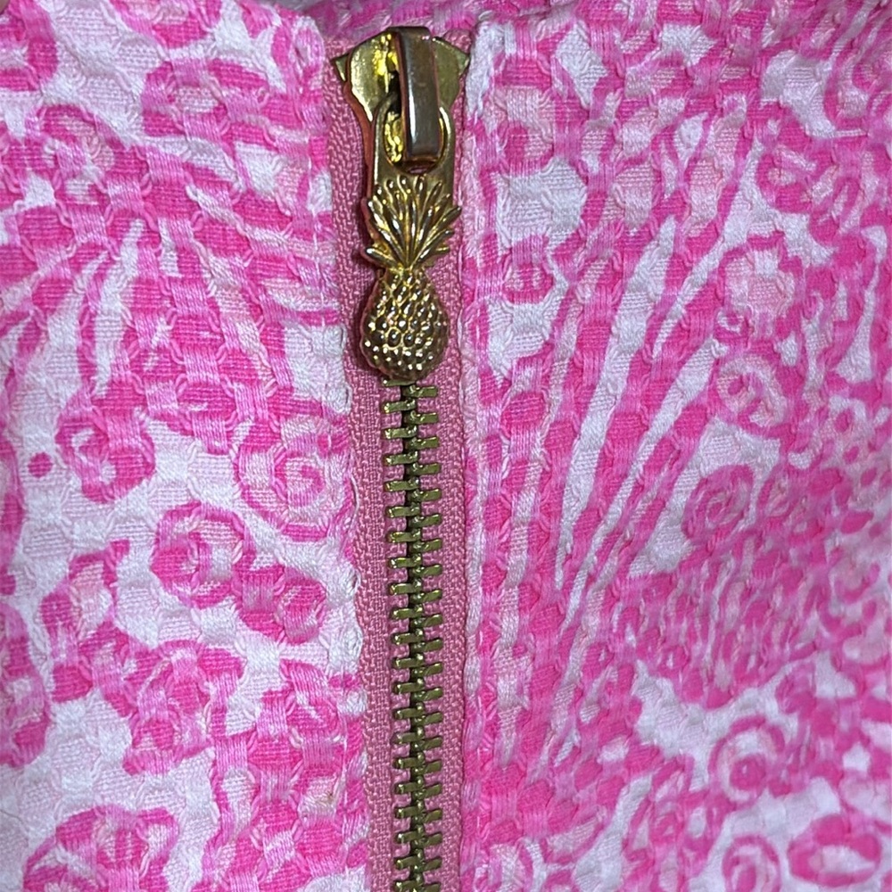 Lilly Pulitzer Pink See Ya Later Shift Dress Size 6 - Picture 5 of 9